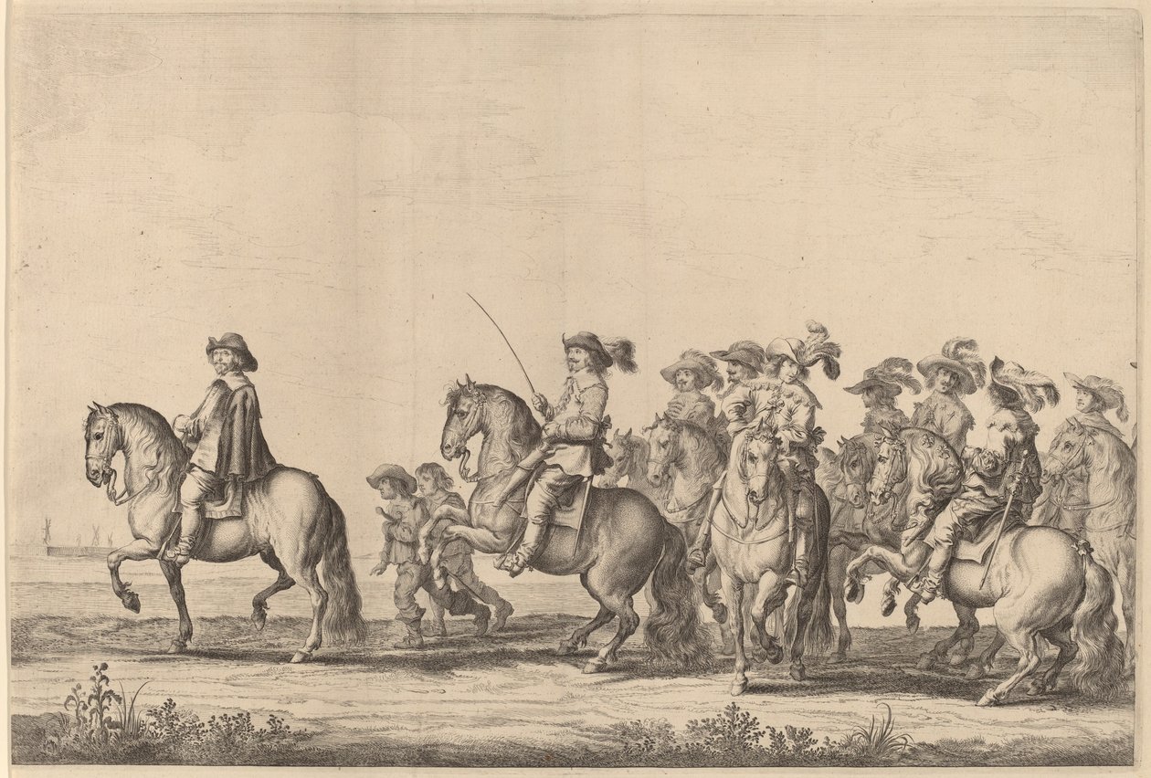Entrée de Marie de Médicis à Amsterdam [plaque 2 de 6] - Pieter Nolpe