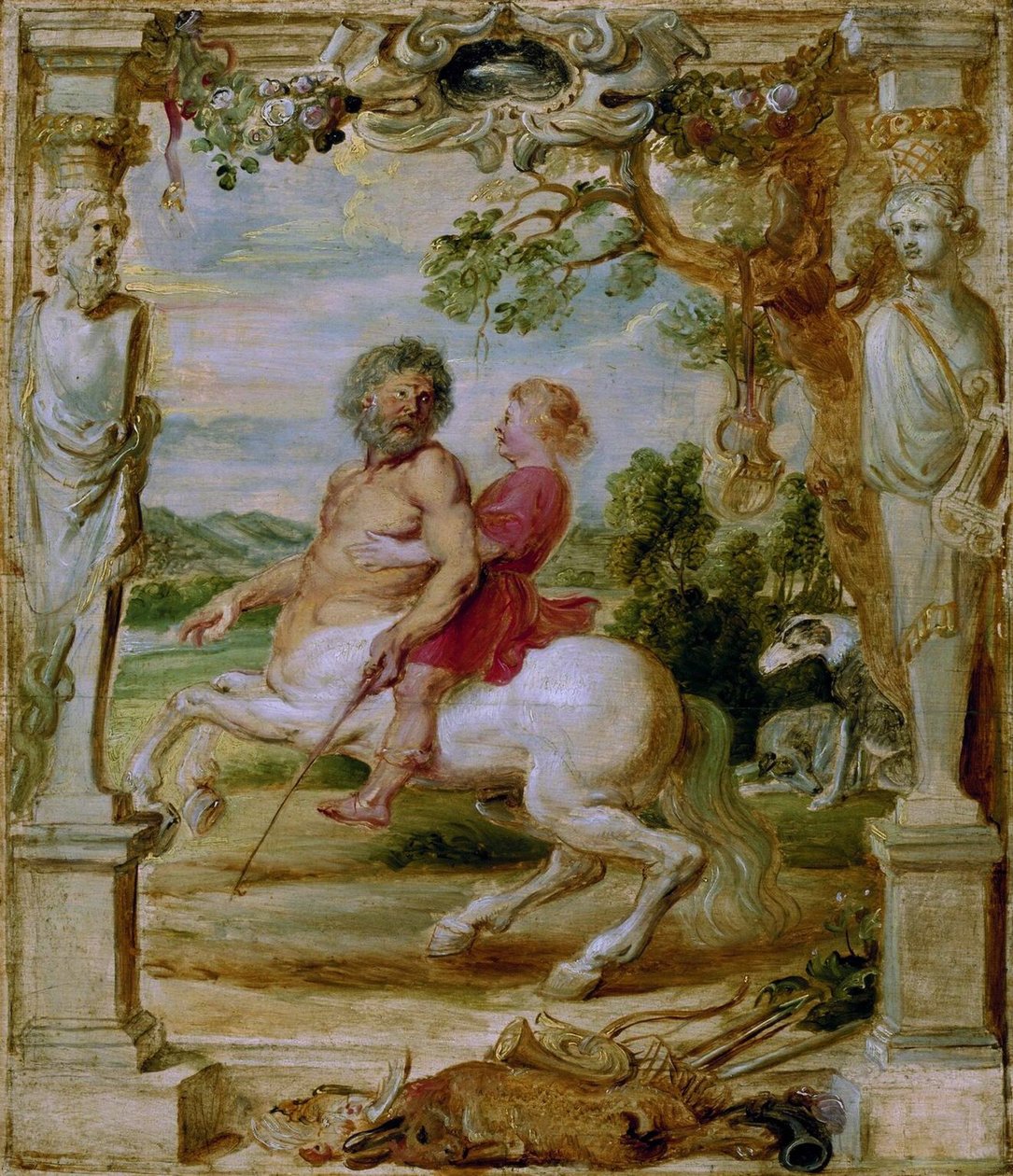Achille éduqué par le centaure Chiron, 1630-1635 - Peter Paul Rubens