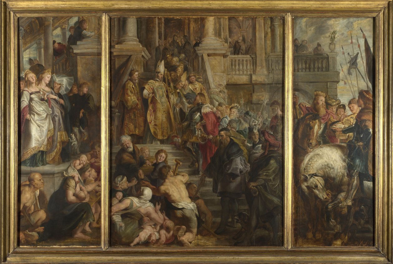 Esquisse pour le retable principal, Saint-Bavon, Gand, 1612 - Peter Paul Rubens
