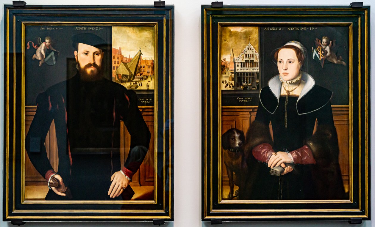 Portraits de Jan van Eyewerve et Jaquemyne Buuck - Pieter Pourbus