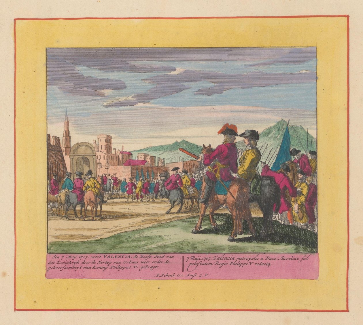 Prise de Valence, 1707 - Pieter Schenk (I)