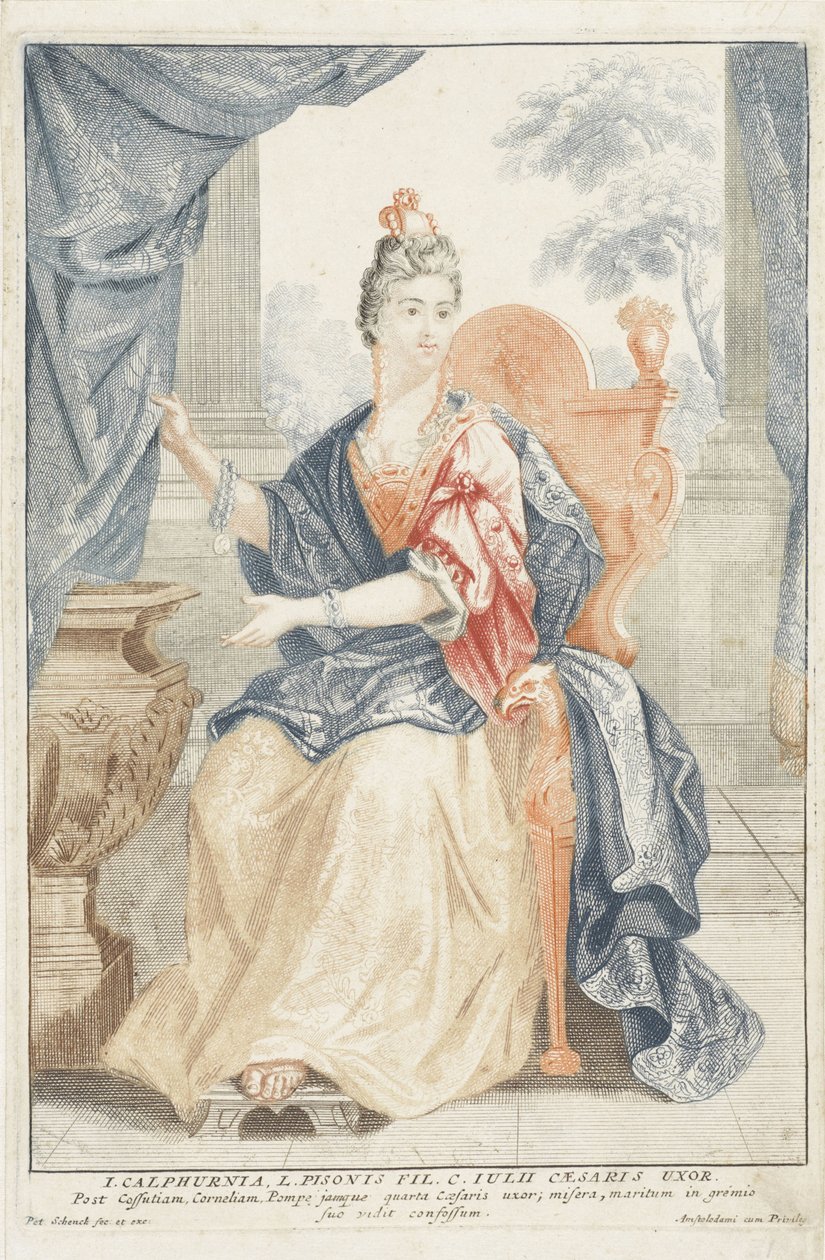 Portrait de Calpurnia Pisonis - Pieter Schenk (I)