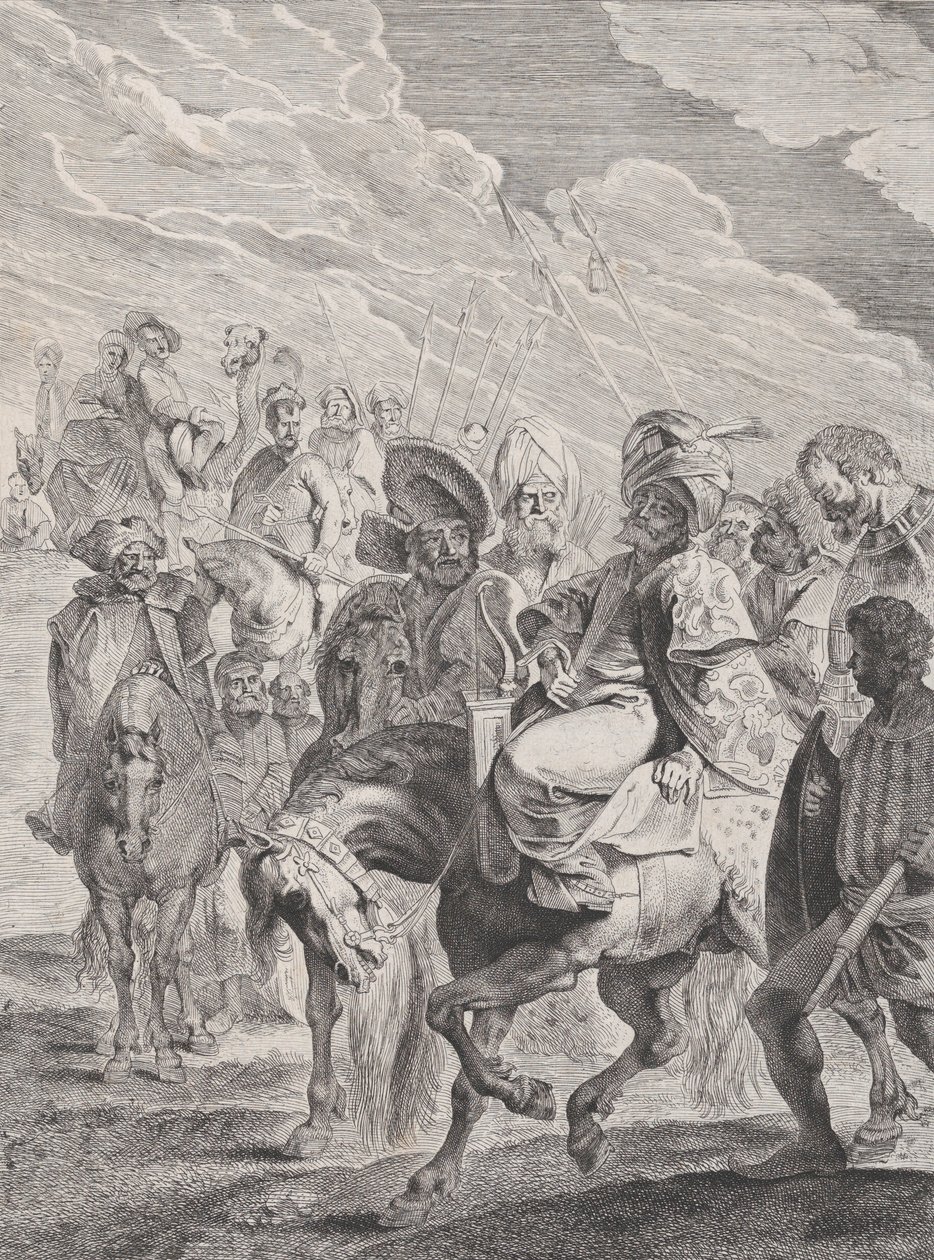 Un prince turc à cheval, vers 1620-25 - Pieter Soutman