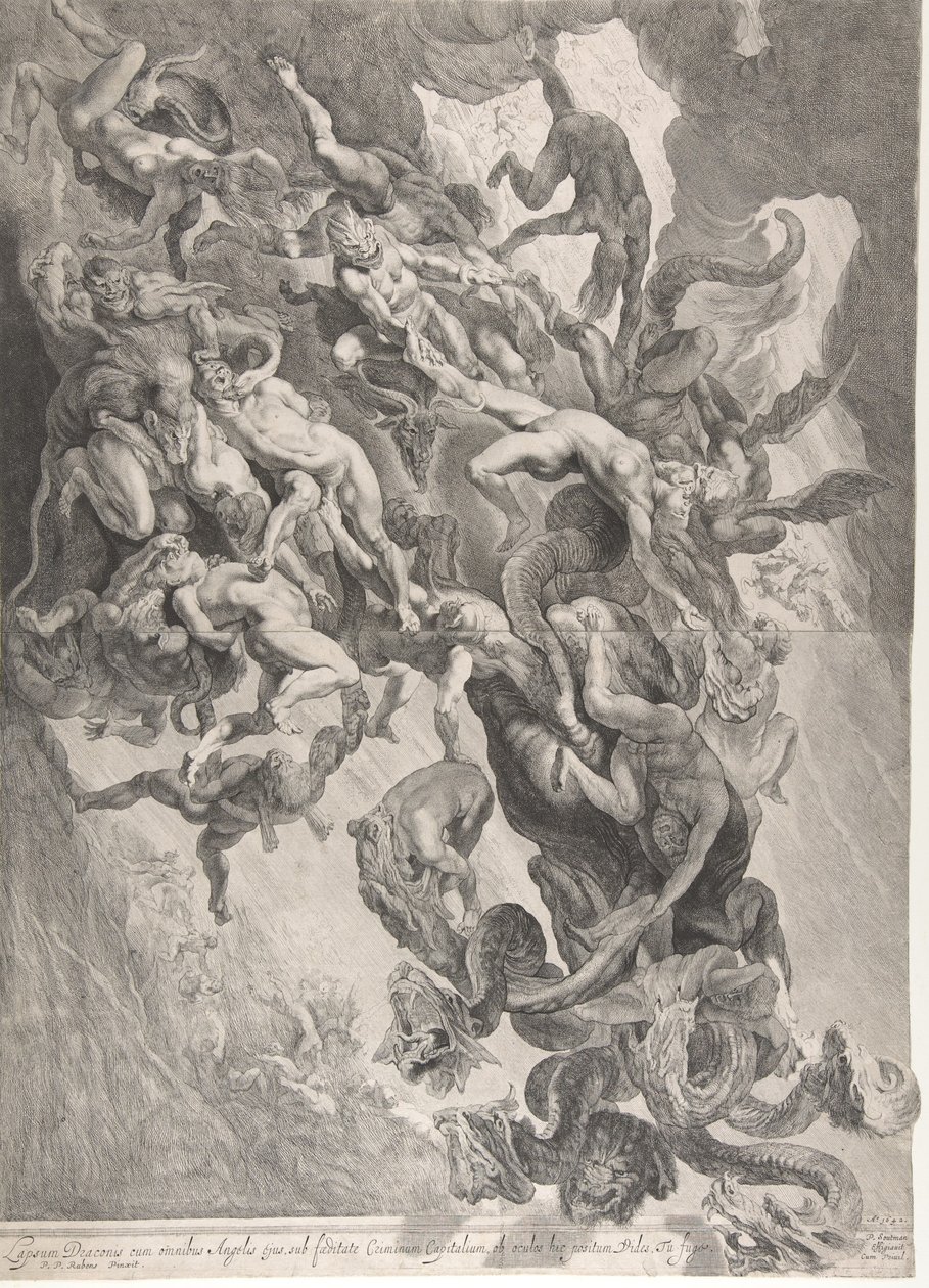 La Chute des damnés, 1642 - Pieter Soutman