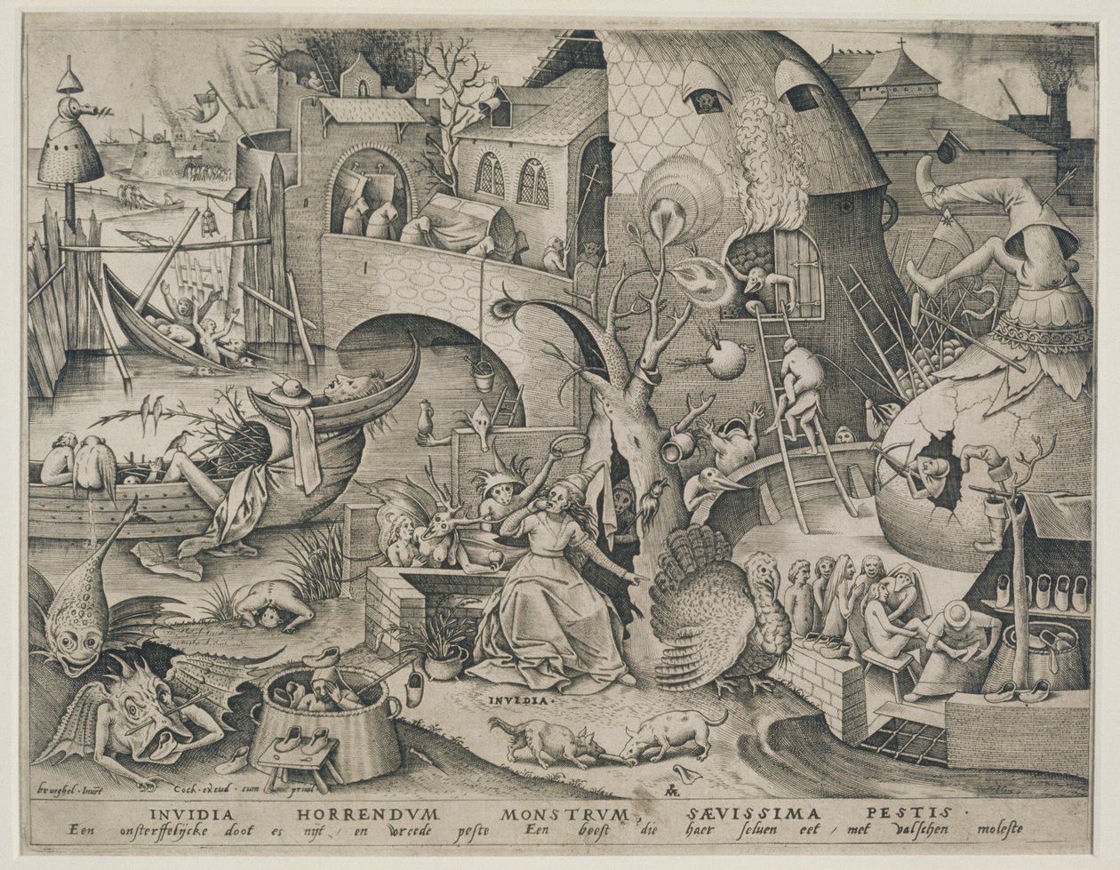 Inuidia - Pieter Bruegel the Elder