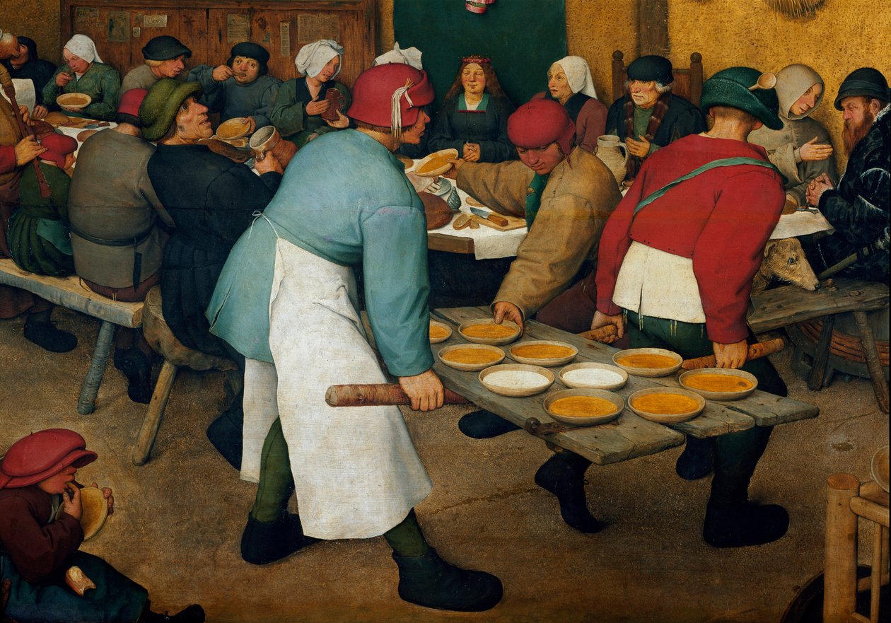 La lune de miel (détail) - Pieter Bruegel the Elder