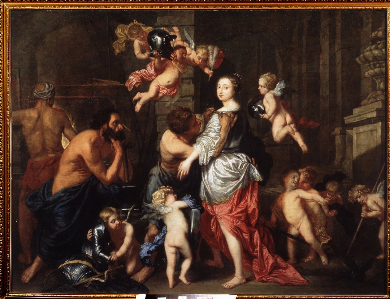 La visite de Vénus à Vulcain - Pieter Thies