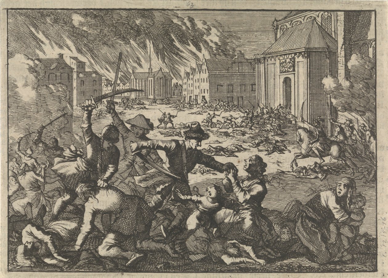 Saccage de Magdebourg, 1698 - Pieter Van der Aa