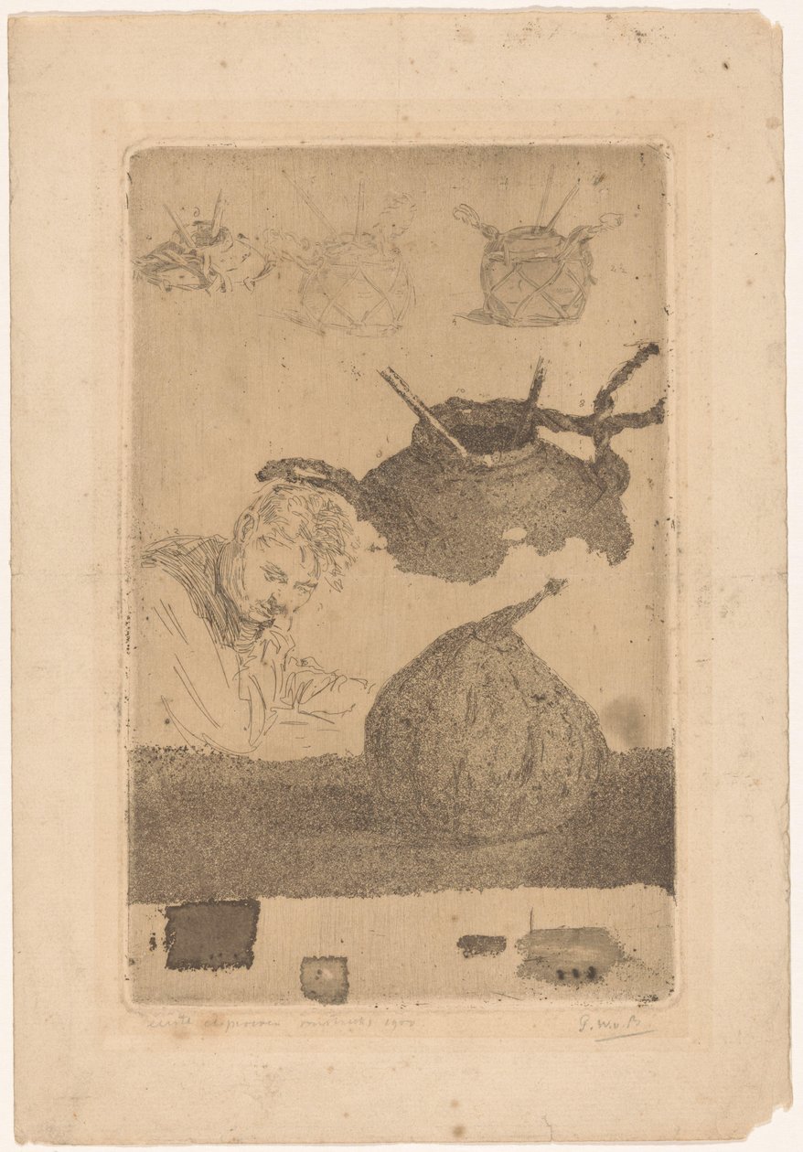 Premières épreuves de gravure - Pieter Willem van Baarsel (signed by artist)