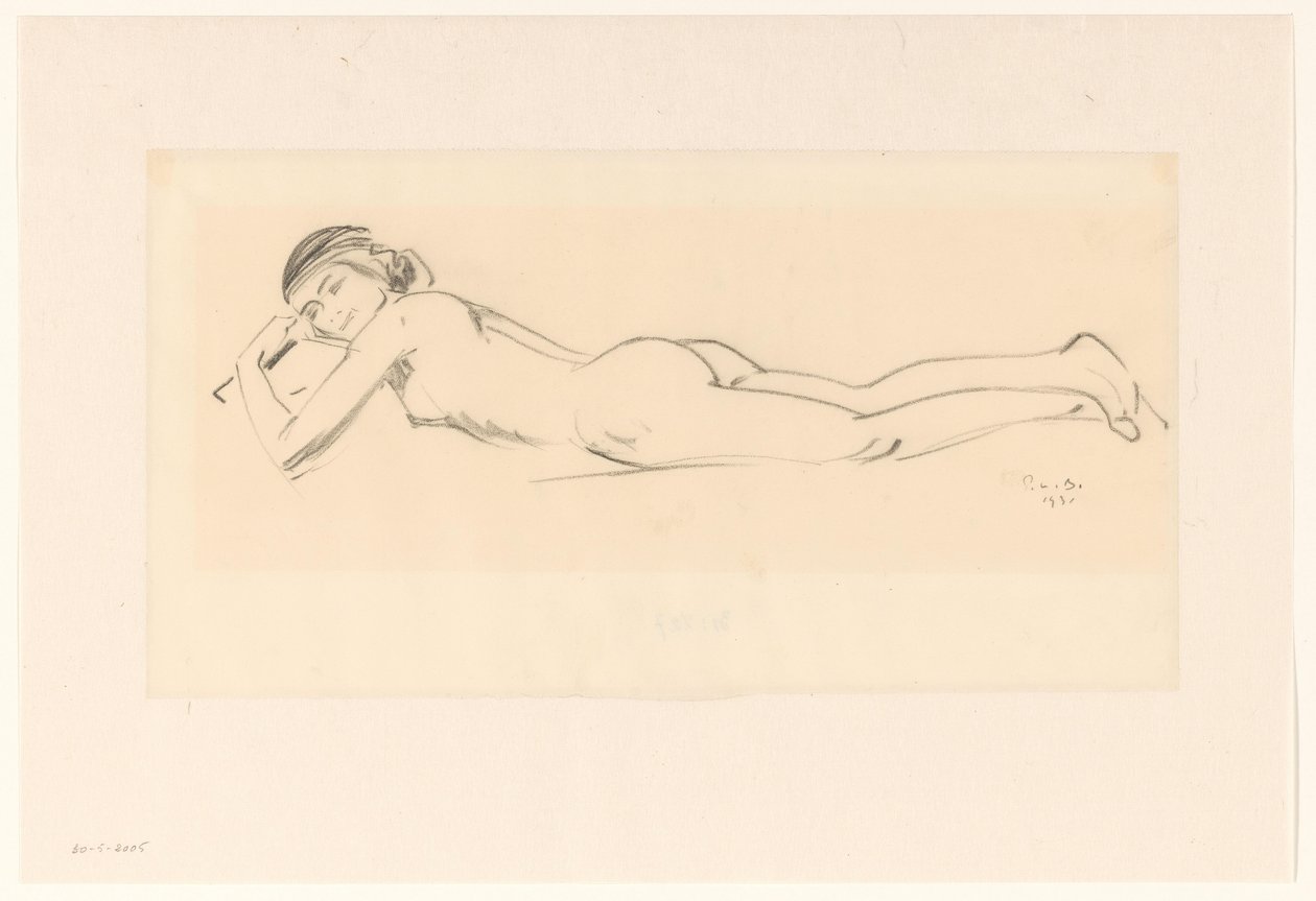 Nu couché - Pieter Willem van Baarsel