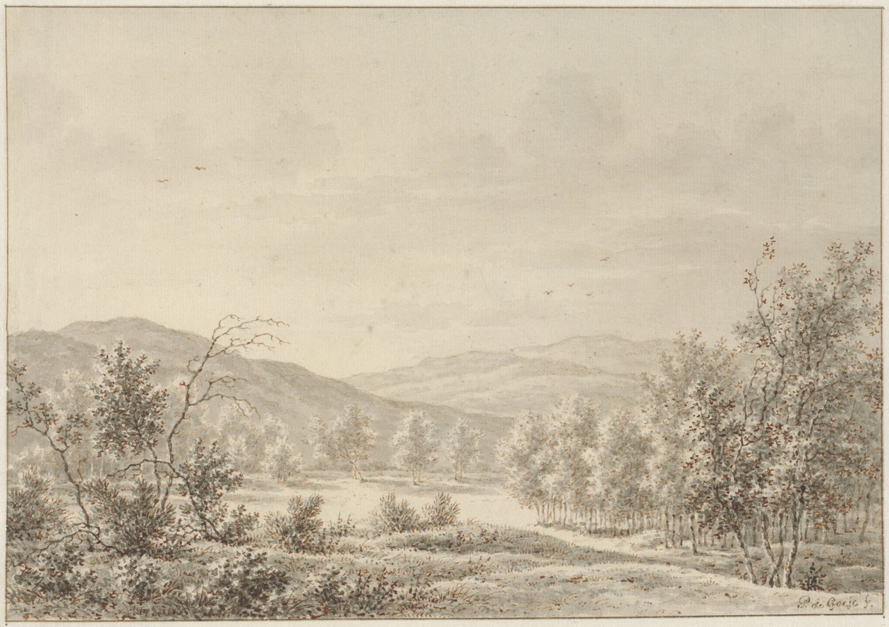 Paysage vallonné - Pieter de Goeje