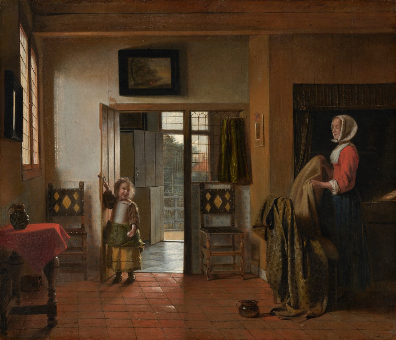 La chambre à coucher - Pieter de Hooch