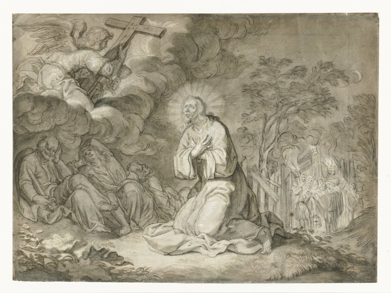 Christ dans le jardin des oliviers - Pieter de Jode (I)