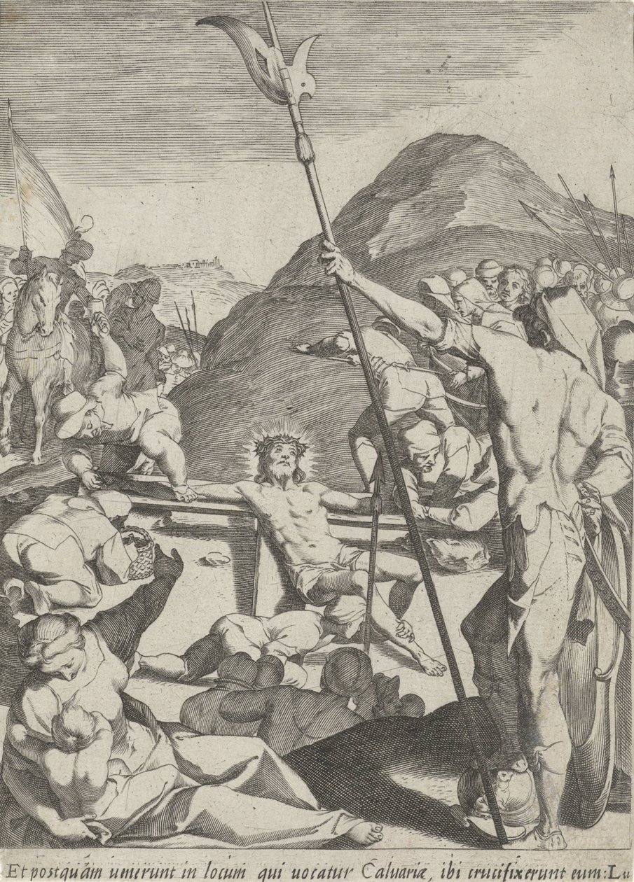 Christ est cloué sur la croix - Pieter de Jode (I)