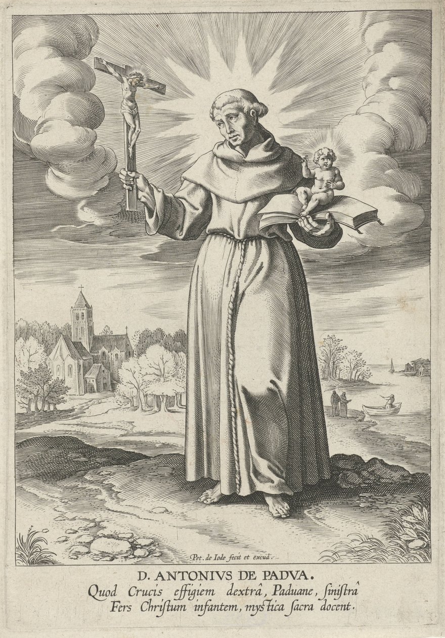 Paysage avec saint Antoine de Padoue - Pieter de Jode (I)