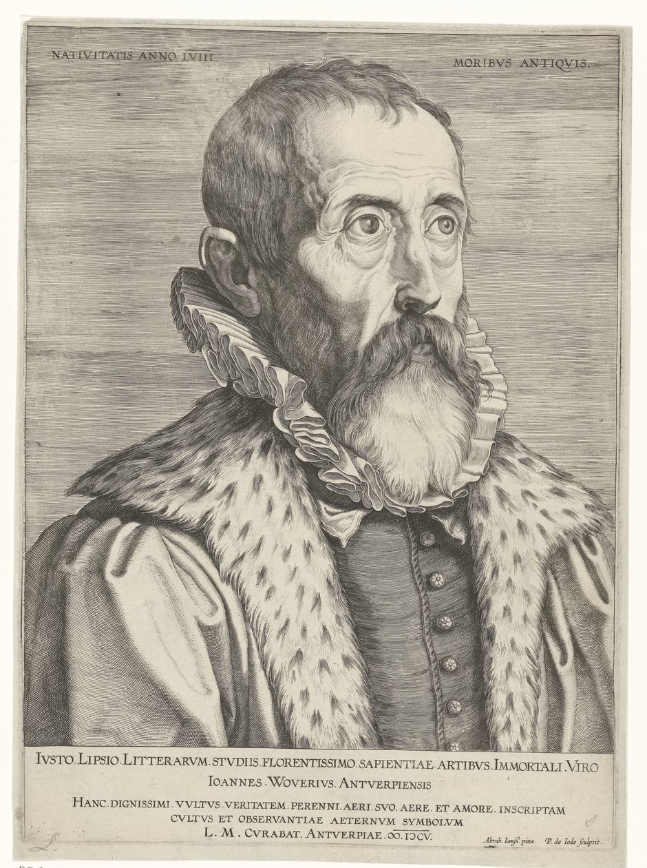 Portrait de Justus Lipsius - Pieter de Jode (I)