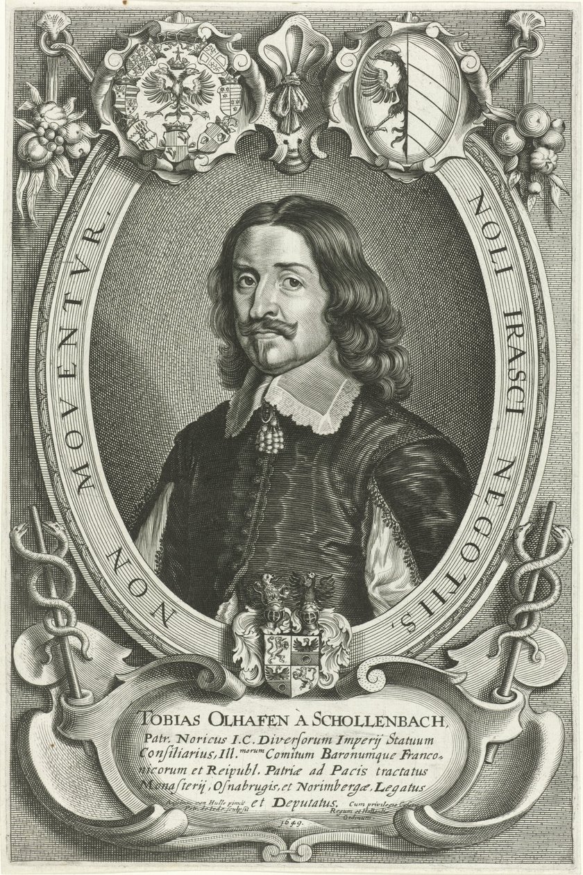 Portrait de Tobias Oelhafen de Schöllenbach - Pieter de Jode (II)