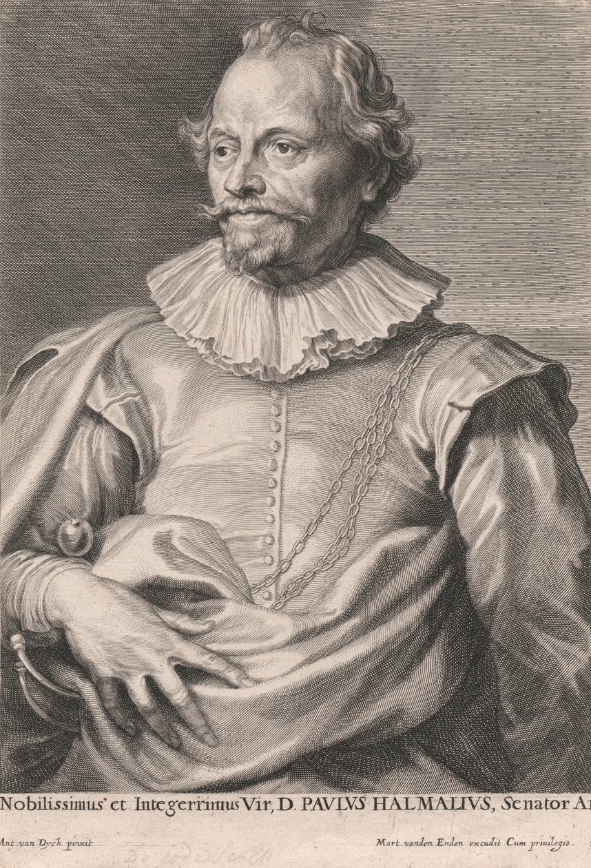 Nobilissimus et Integerrimus Vir, D. Paulus Halmalius, Sénateur Ant. - Pieter de Jode