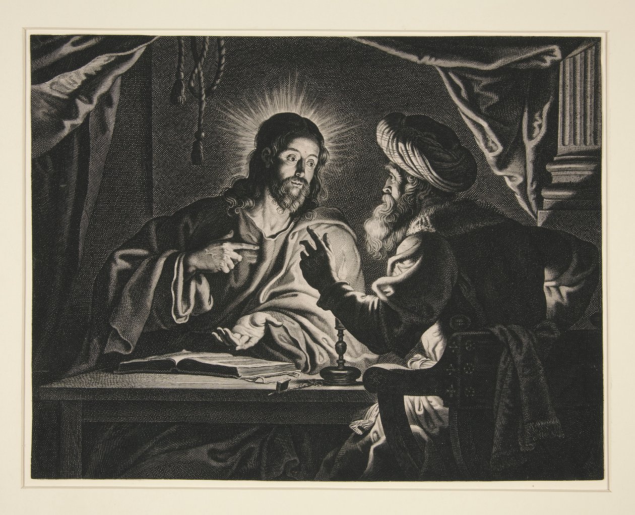 Christ et Nicodème - Pieter de Jode II