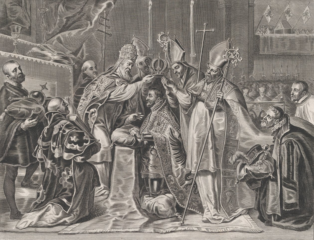 Planche 24 : Charles V couronné empereur par le pape, de 