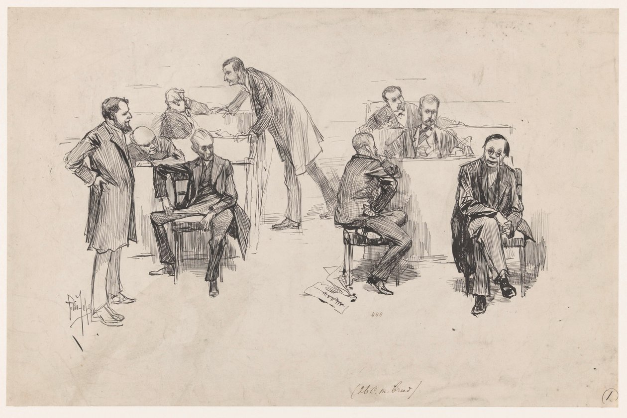 La Deuxième Chambre pendant le débat sur la révision constitutionnelle en 1887 - Pieter de Josselin