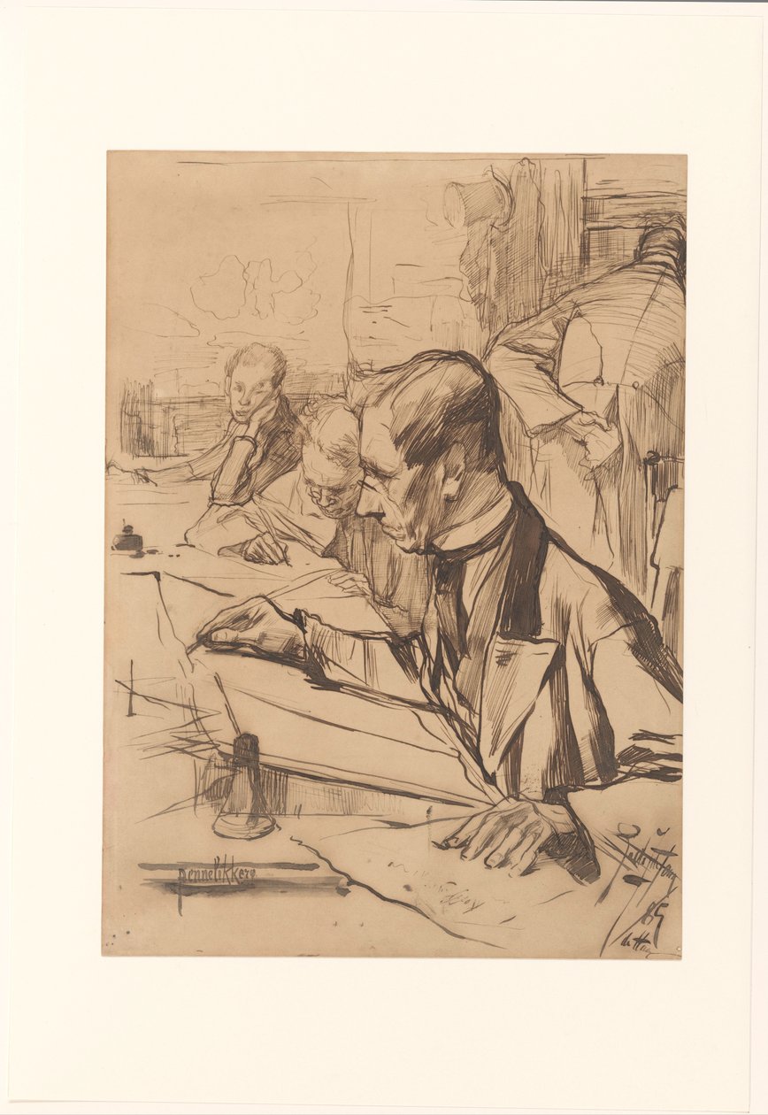 Les gratte-papier - Pieter de Josselin