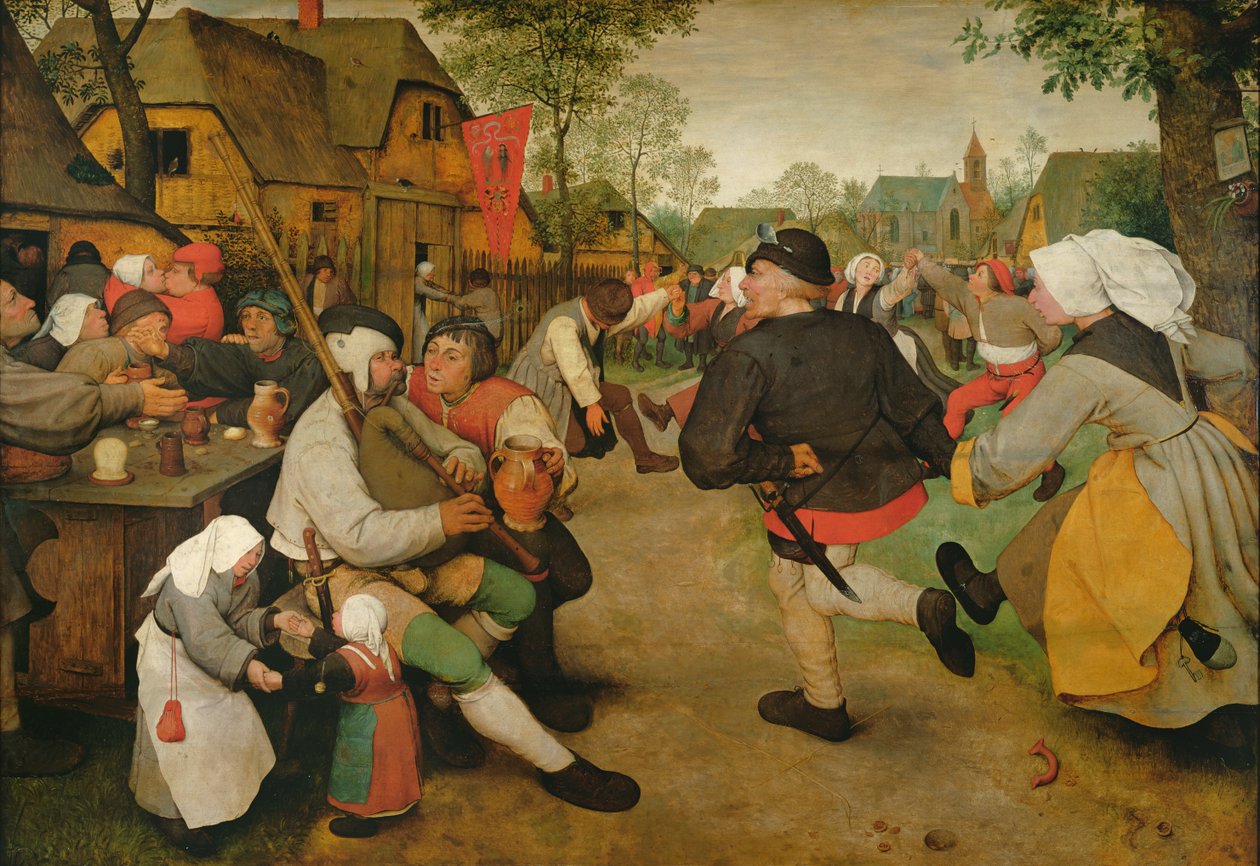 Danse paysanne - Pieter the Elder Bruegel