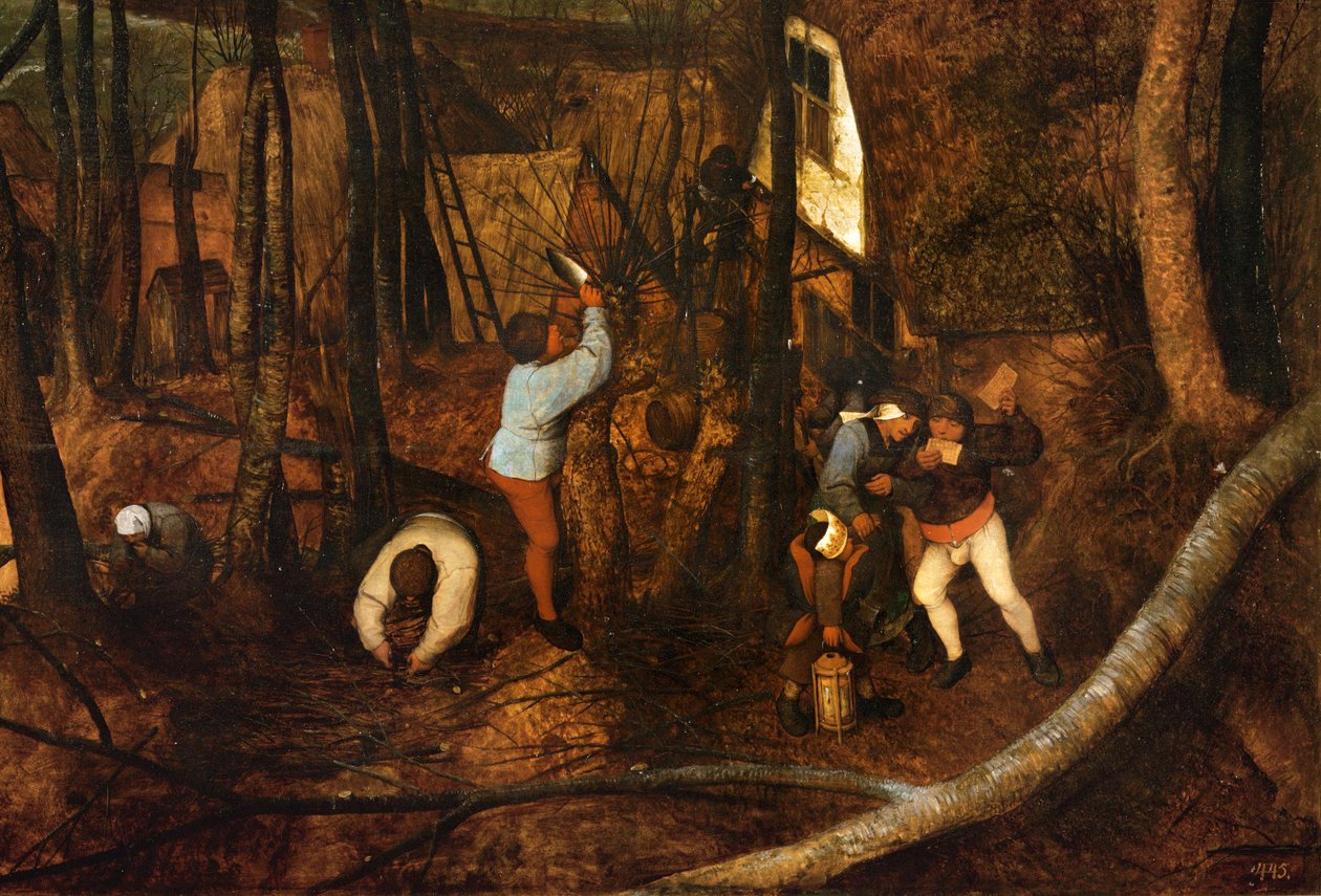 Le jour sombre ... (huile sur bois de chêne) - Pieter the Elder Bruegel