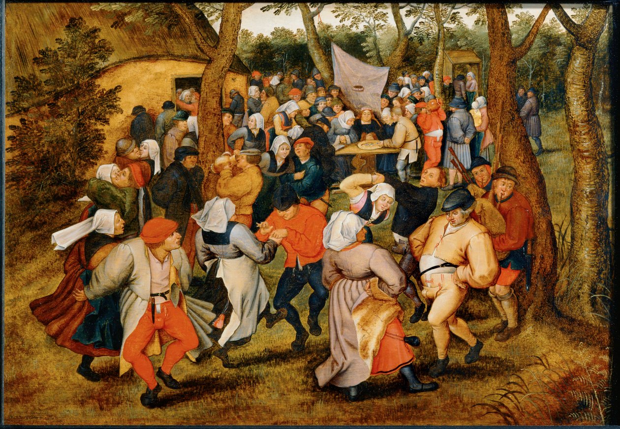 Danse de noce en plein air - Pieter the Younger Brueghel