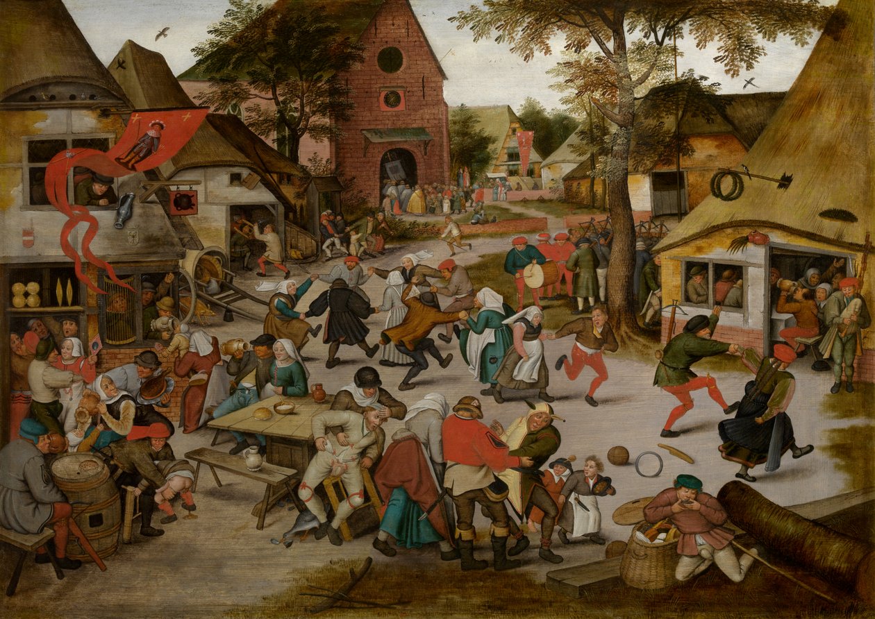 Kermesse de la fête de Saint-Georges (huile sur panneau) - Pieter the Younger Brueghel