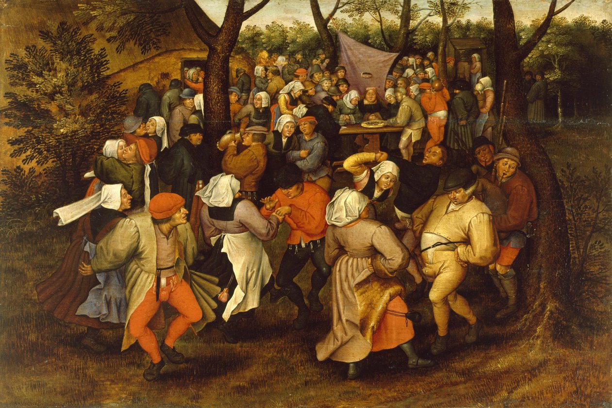 Danse de mariage paysanne, 1607 - Pieter Brueghel the Younger