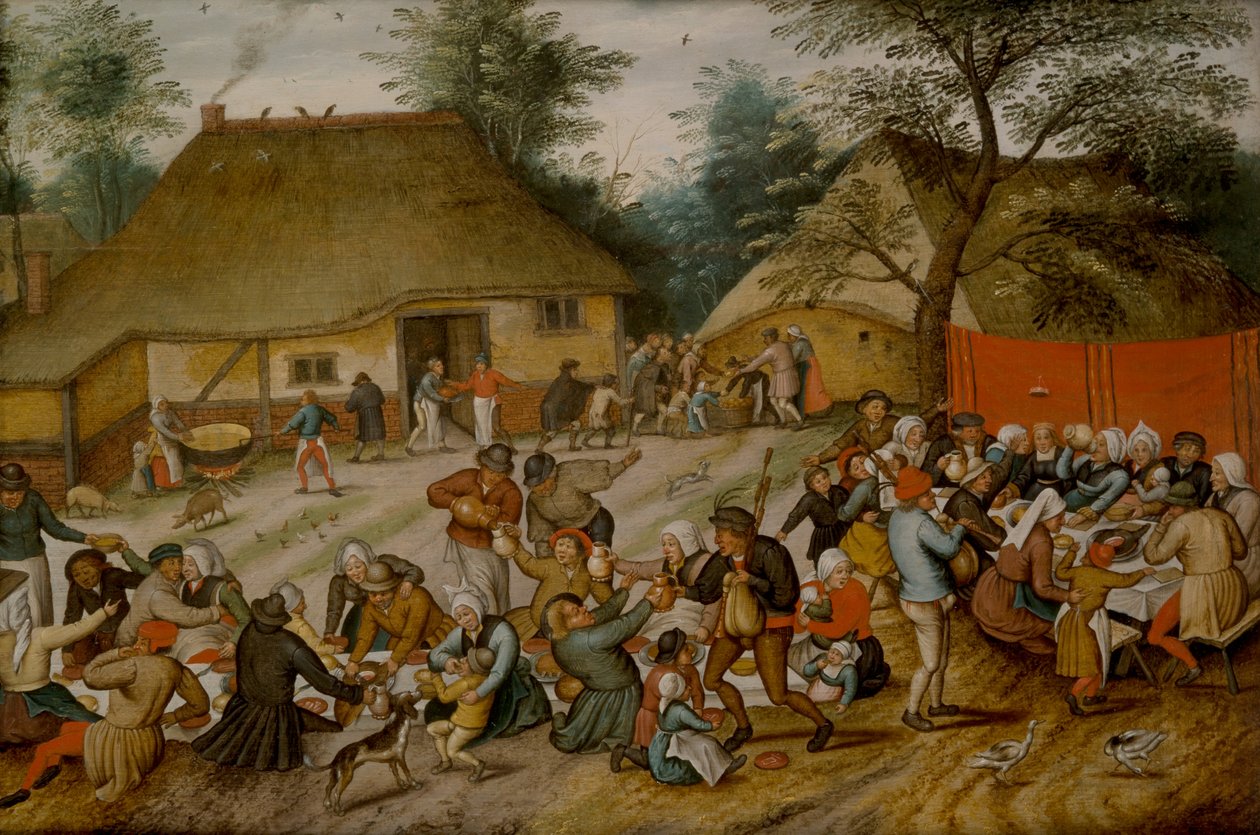 Festin de mariage en plein air - Pieter the Younger Brueghel