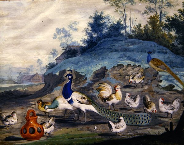 Oiseaux exotiques dans un paysage pittoresque - Pieter the Younger Holsteyn