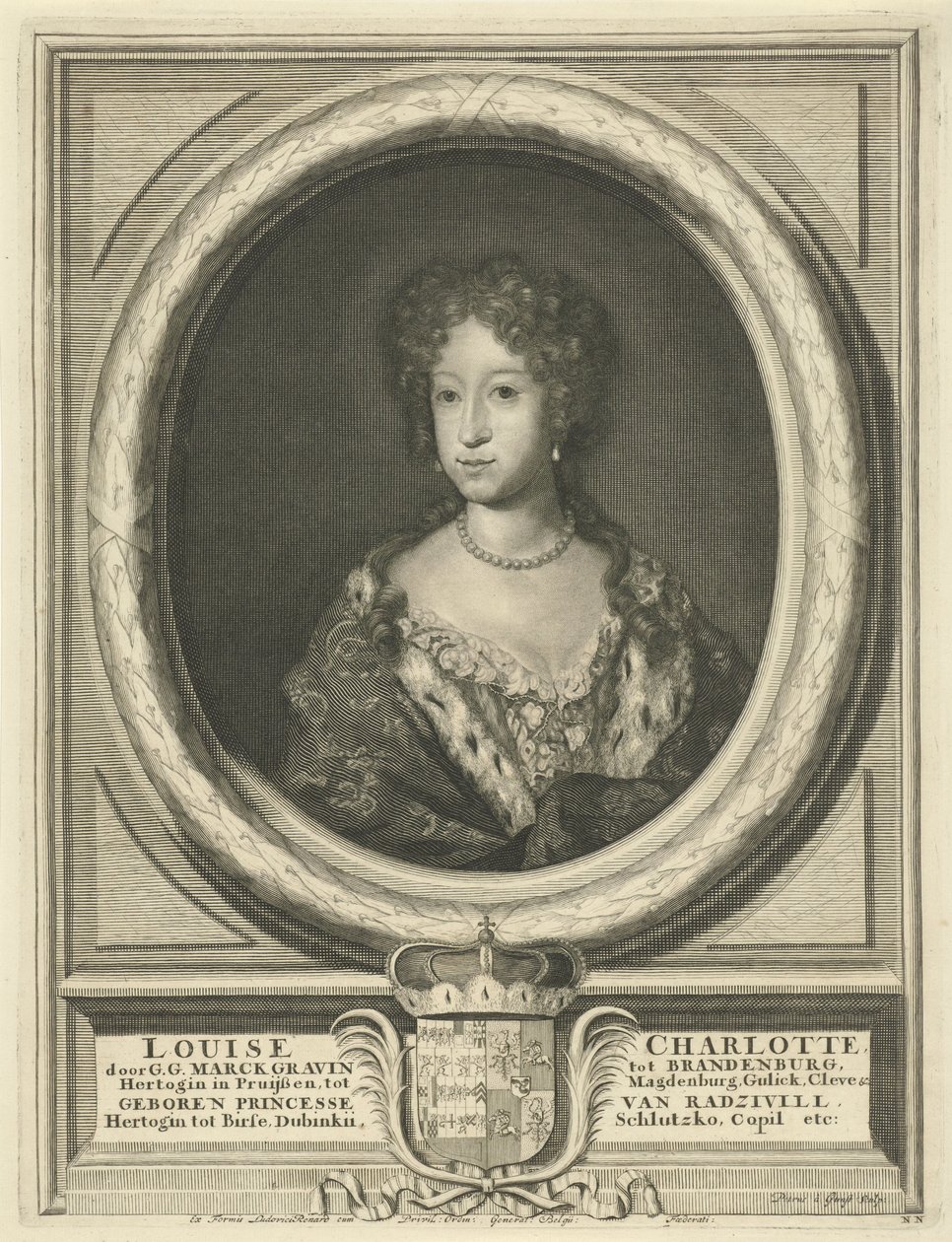 Ludvika Karalina Radzivił. Ludvika Karalina Radziwił (1688-1711) - Pieter van Gunst