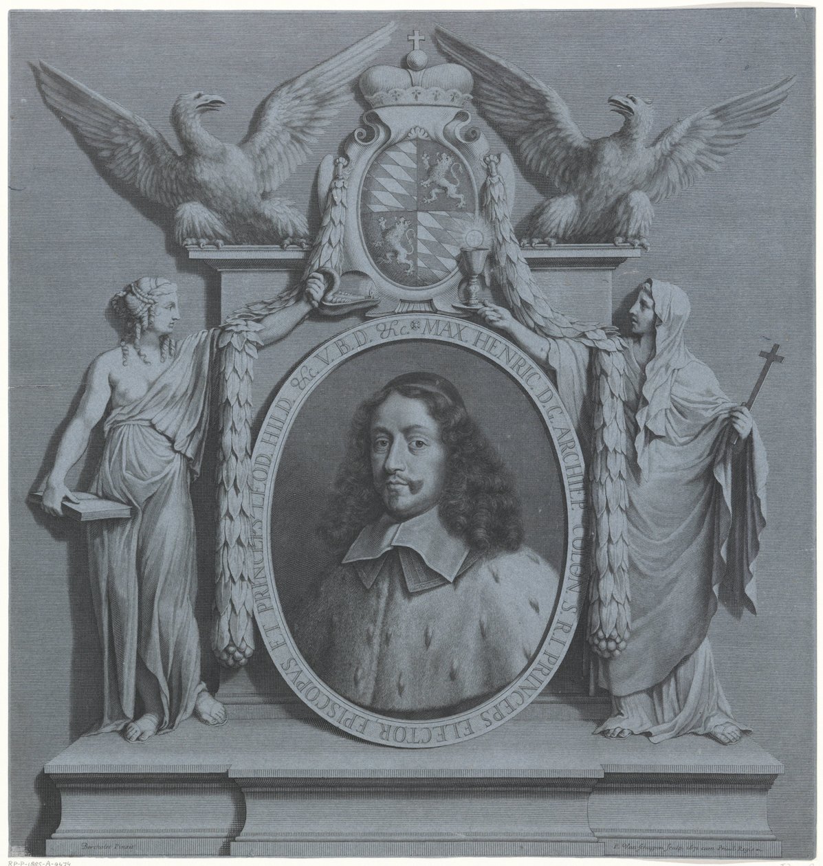 Portrait de Maximilien Henri de Bavière, archevêque de Cologne - Pieter van Schuppen