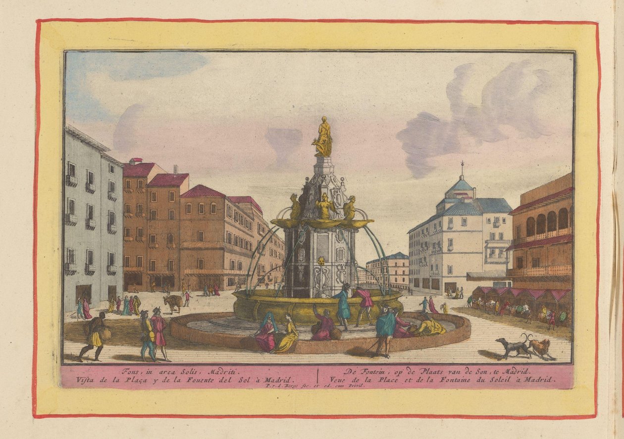 Fontaine sur la Plaza Puerta del Sol à Madrid - Pieter van den Berge