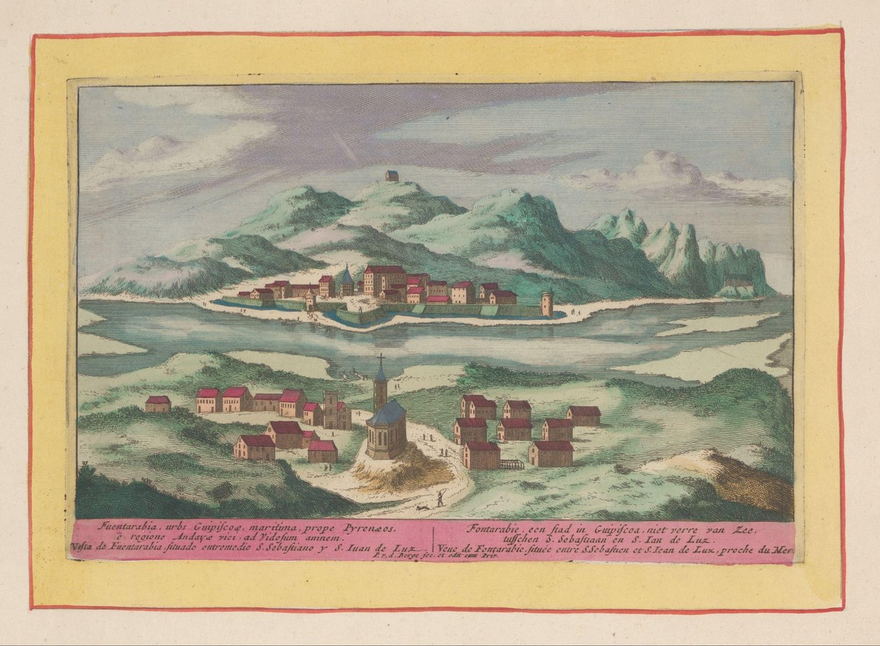 Vue de Fuenterrabía - Pieter van den Berge