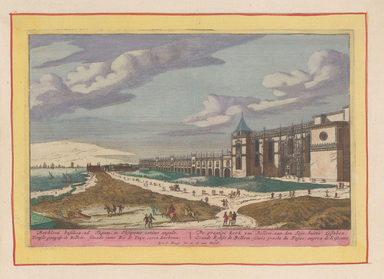 Vue sur le monastère Hiéronymite à Belém - Pieter van den Berge
