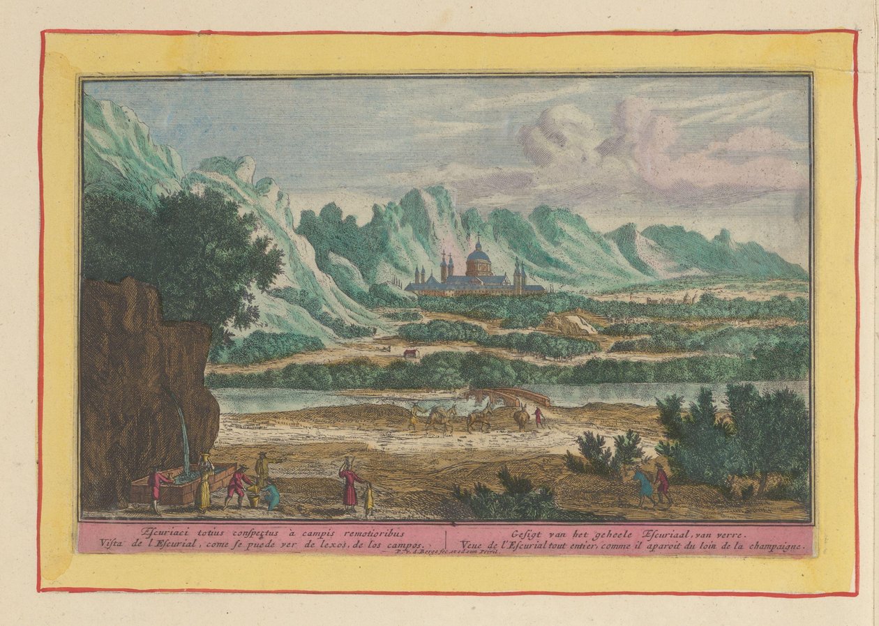 Paysage avec Escorial - Pieter van den Berge