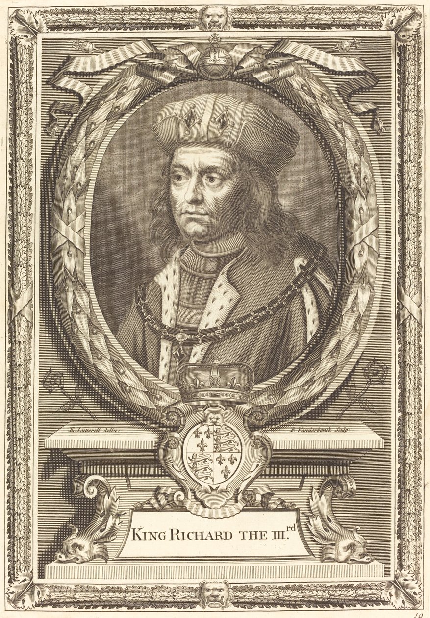 Roi Richard III - Pieter van der Banck after Edward Lutterell