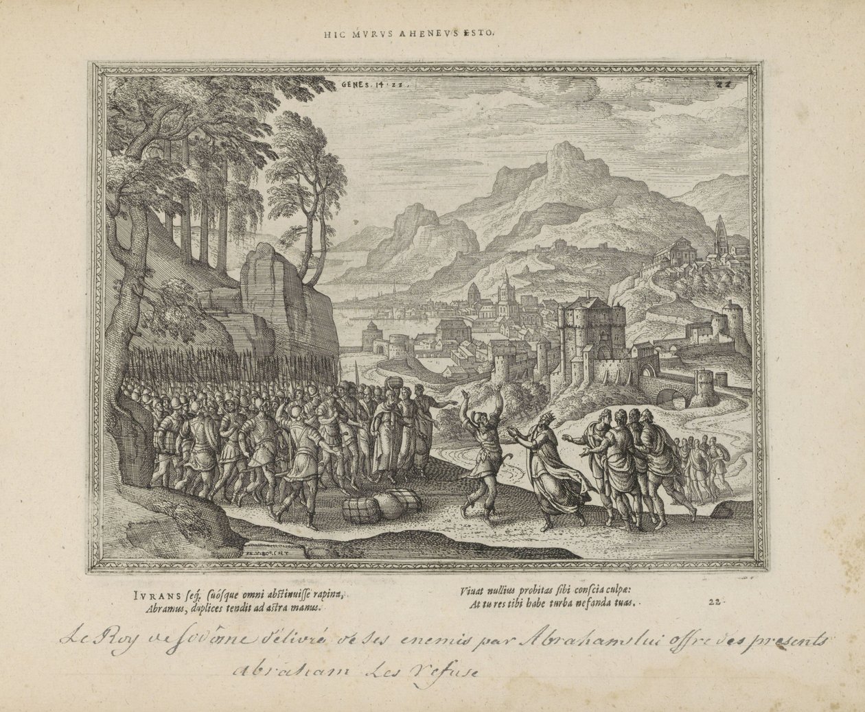 Abraham et le roi de Sodome (Ancien Testament) (série) - Pieter van der Borcht (I)