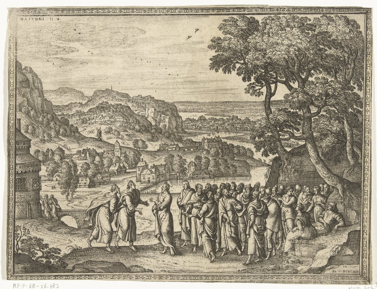 Le Christ répond aux disciples de Jean - Pieter van der Borcht (I)