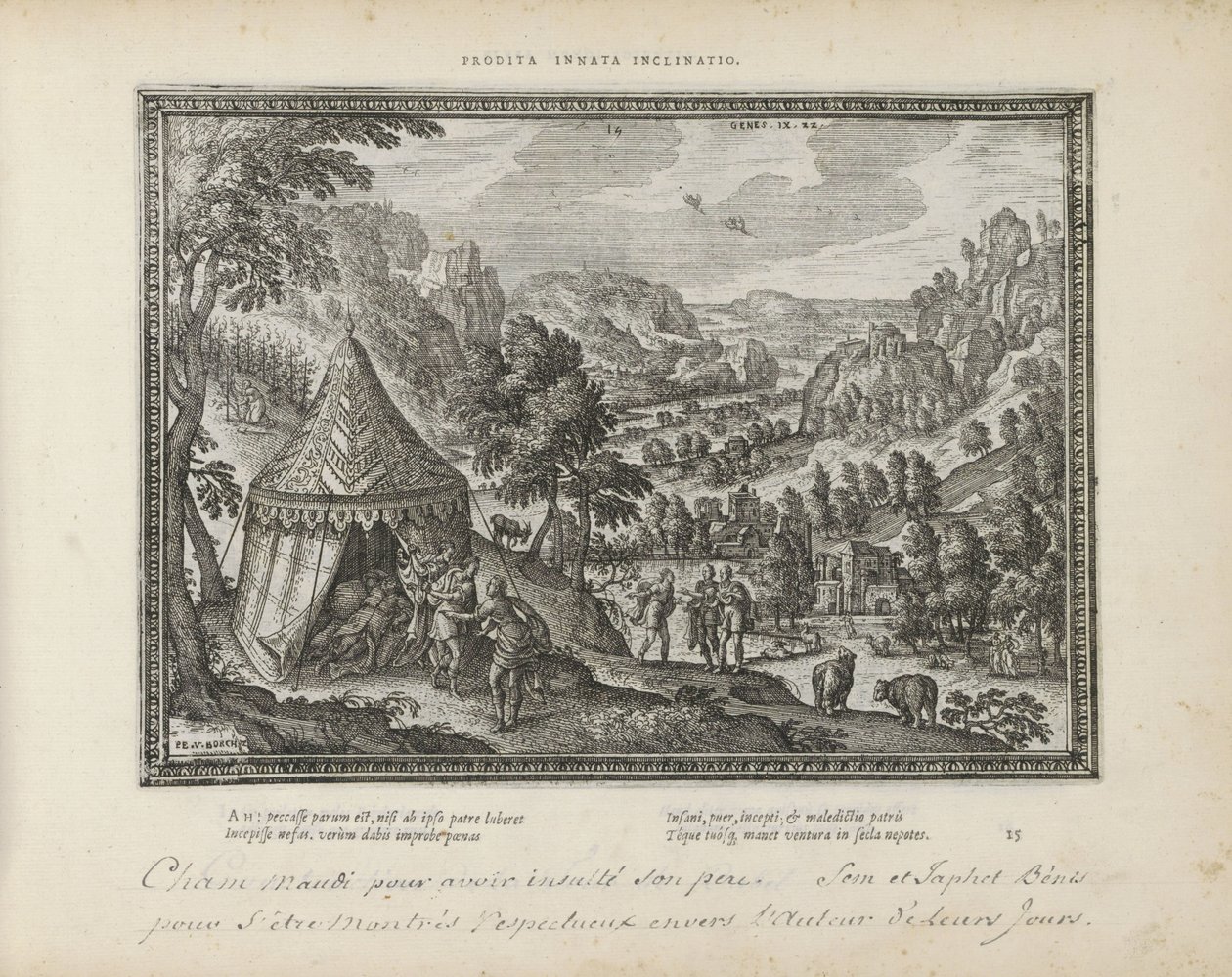 Ivresse de Noé - Pieter van der Borcht (I)