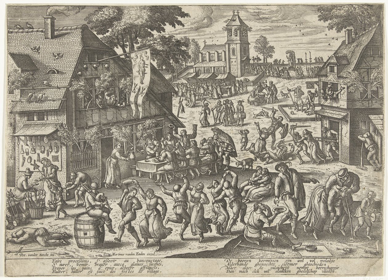 Fête de la guilde de Saint-Sébastien - Pieter van der Borcht (I)