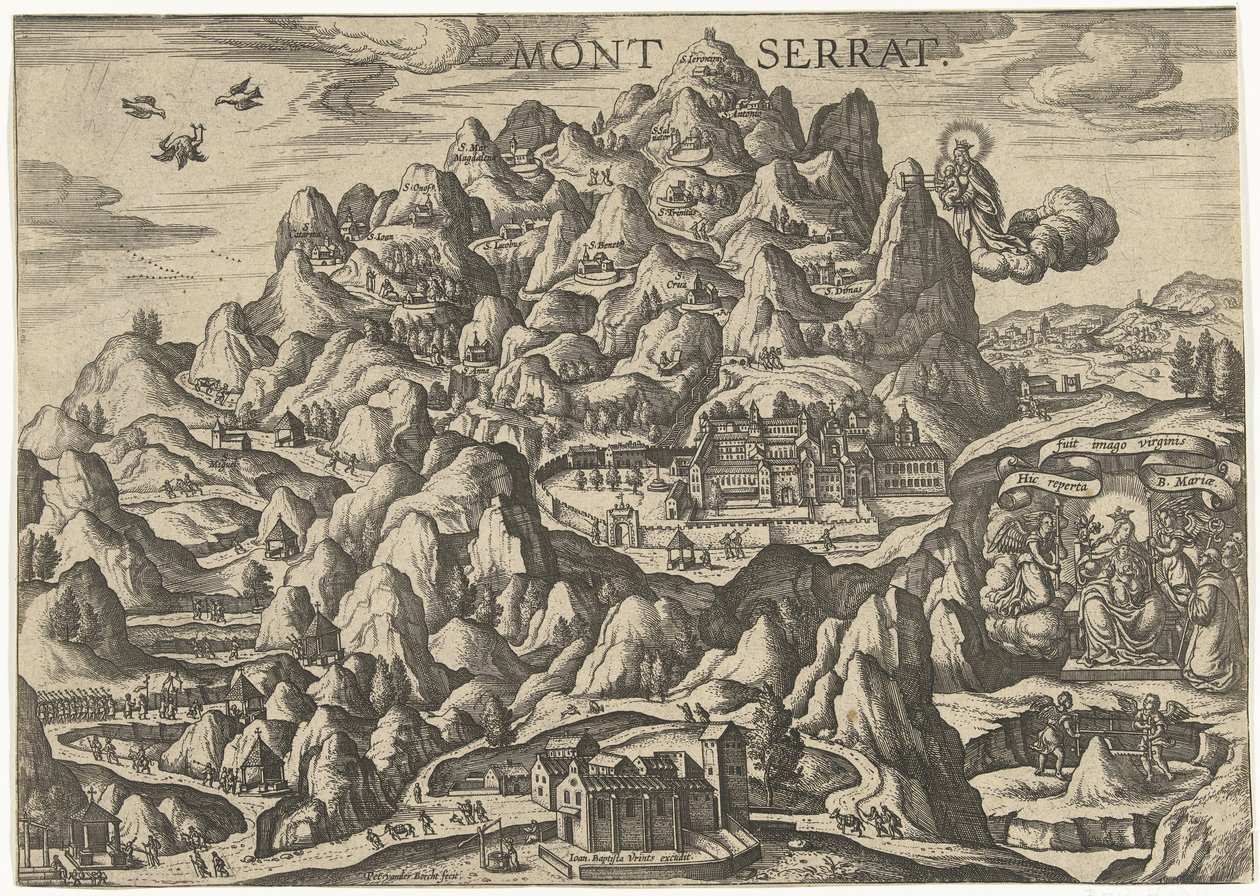Montserrat, lieu de pèlerinage pour la Sainte Vierge - Pieter van der Borcht (I)