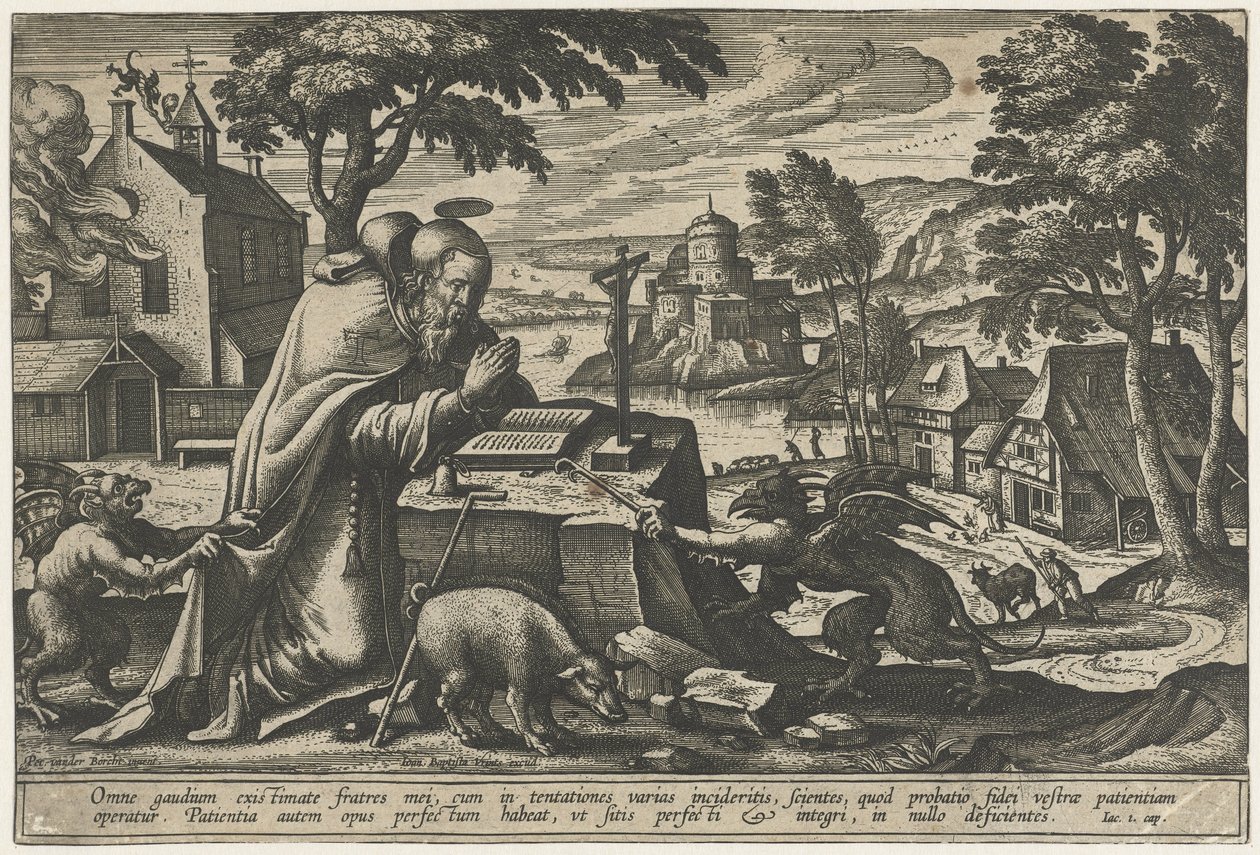 La tentation de saint Antoine - Pieter van der Borcht (I)
