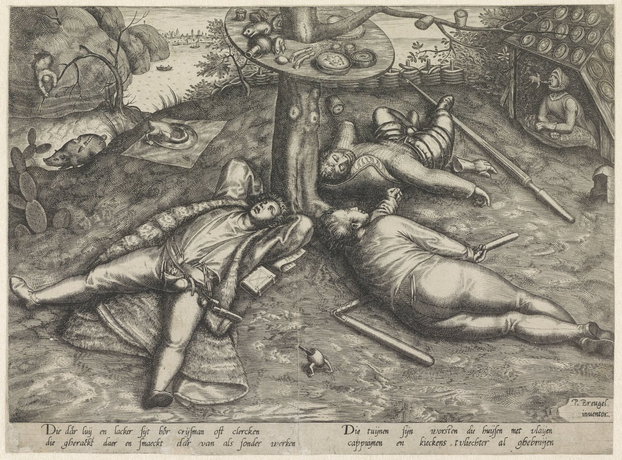 Pays de Cocagne - Pieter van der Heyden (attributed to)