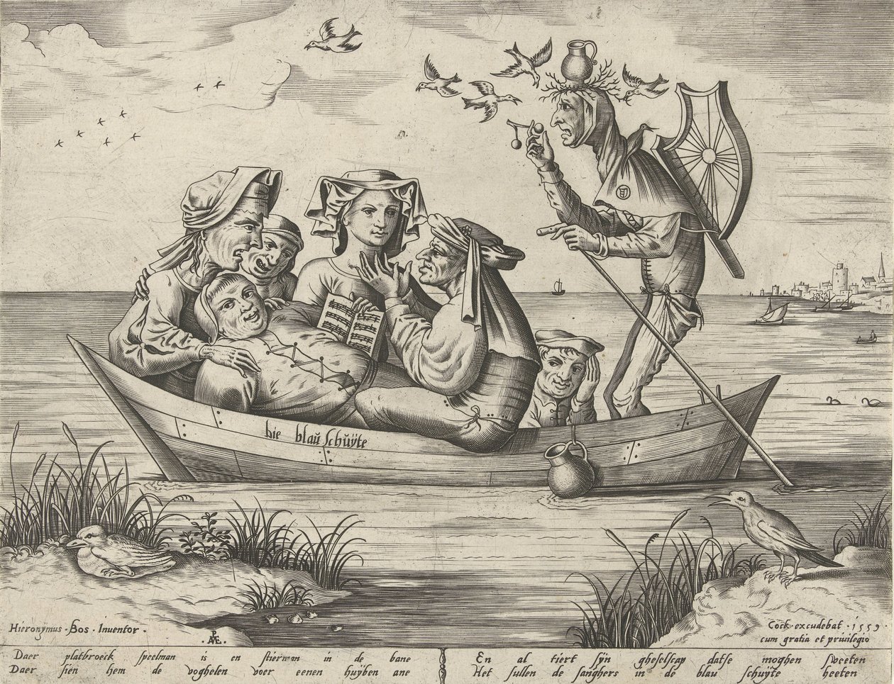 Le bateau bleu (Bie blau schuijte) - Pieter van der Heyden