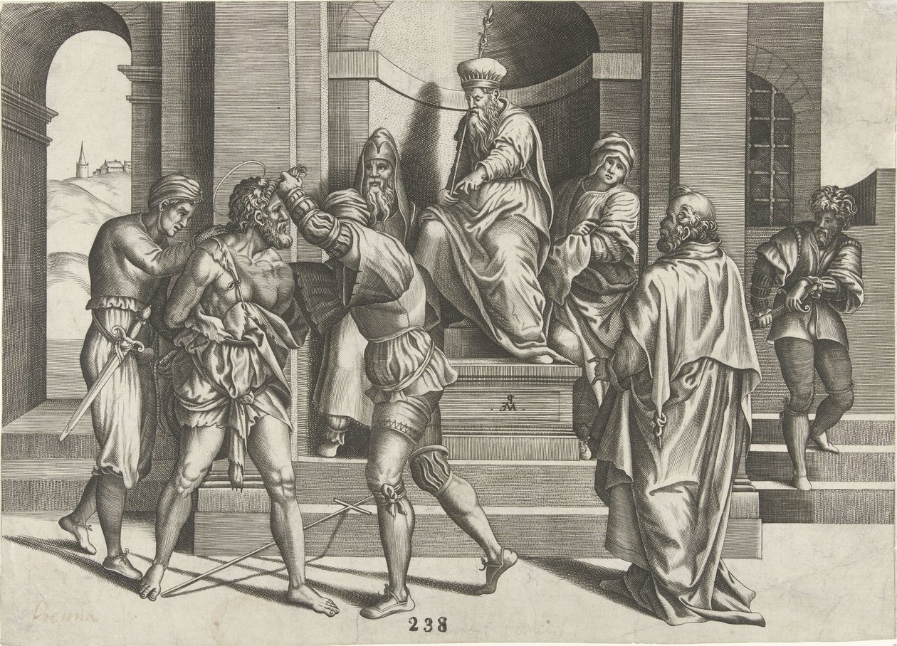 Arrestation de Jean-Baptiste - Pieter van der Heyden
