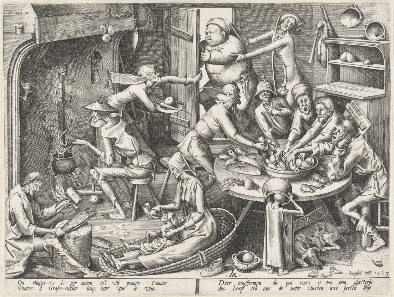 Cuisine maigre (Cuisine maigre et cuisine grasse) - Pieter van der Heyden